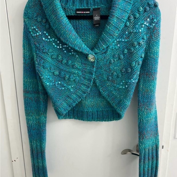 Dkny Sweaters - DKJeans cropped cardigan